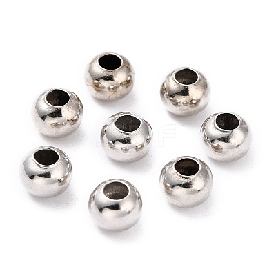Brass Smooth Round Beads LS-EC400-4-1