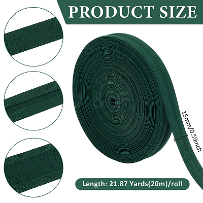 Polyester Cotton Ribbon OCOR-WH0816-018A-1