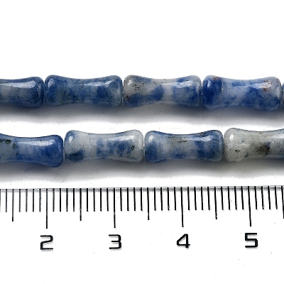 Natural Blue Spot Jasper Beads Strands G-Q178-A16-01-1