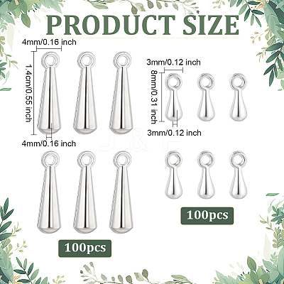 200Pcs 2 Styles Alloy Pendants FIND-ME0003-59-1