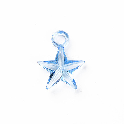 Transparent Acrylic Pendants MACR-N013-029-A01-1