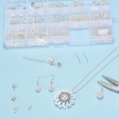 Metal Jewelry Findings Kits FIND-YW0001-05S-1