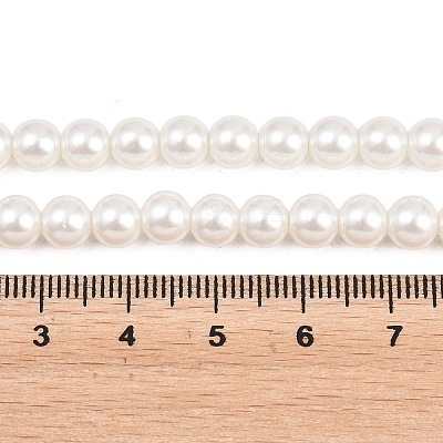Eco-Friendly Dyed Glass Pearl Round Beads Strands HY-A002-6mm-RB001-1
