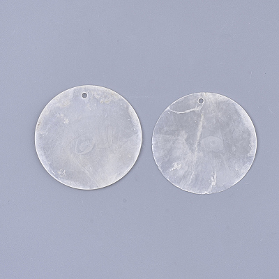 Capiz Shell Pendants SHEL-S276-23B-1