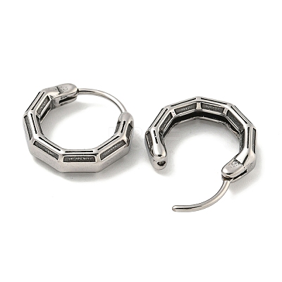 316 Surgical Stainless Steel Hoop Earrings EJEW-D096-12AS-05-1