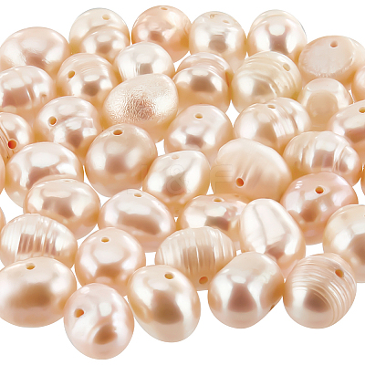 1 Strand Natural Cultured Freshwater Pearl Beads Strands PEAR-SC0001-12-1