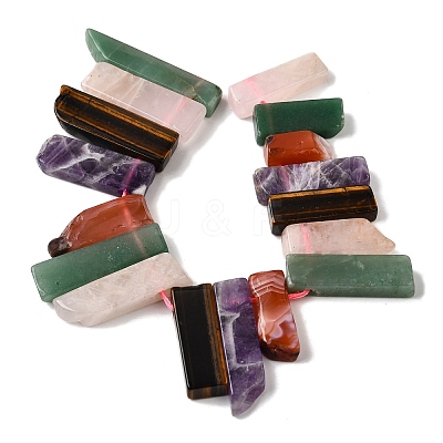 Natural Mixed Stone Beads Strands G-S386-D08-1