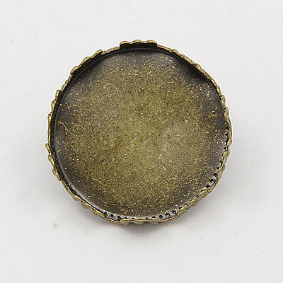 Brass Pendant Cabochon Settings for Glass Globe LS-KK-D268-02AB-NF-1
