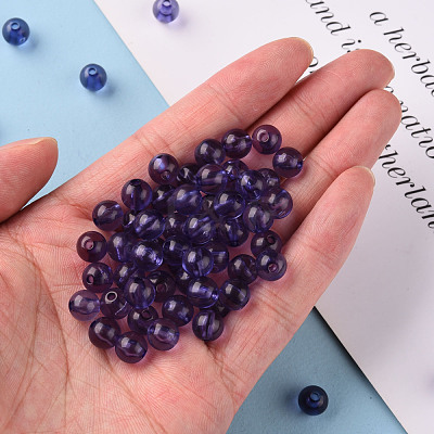 Transparent Acrylic Beads MACR-S370-A8mm-752-1