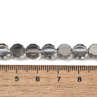 Electroplate Glass Beads Strands EGLA-L045-G-PL04-1