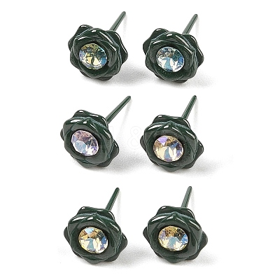 Hypoallergenic Bioceramics Zirconia Ceramic Stud Earrings EJEW-C111-10D-1