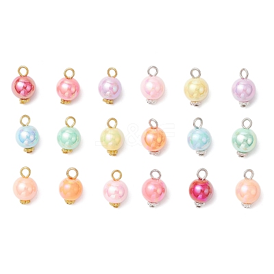 Opaque Acrylic Pendants PALLOY-JF03929-1