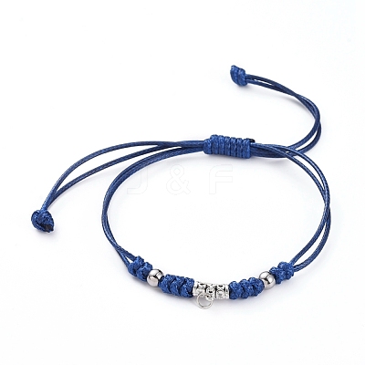 Braided Bead Bracelets BJEW-JB04916-1