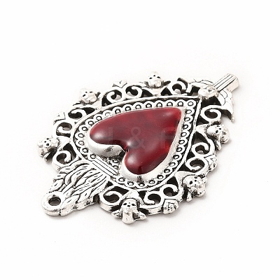 Alloy Enamel Pendants FIND-A028-01AS-03-1
