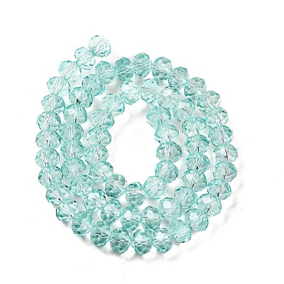 Transparent Baking Paint Glass Beads X1-DGLA-A034-T8mm-D01-1