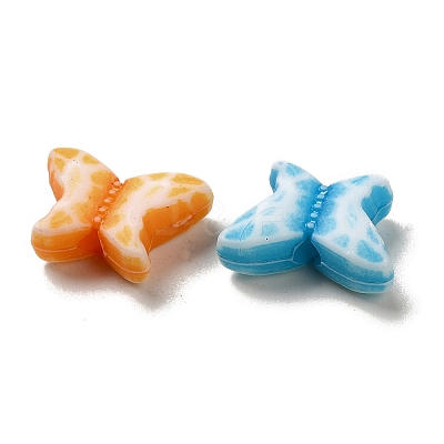 Opaque Acrylic Beads OACR-E039-26-1