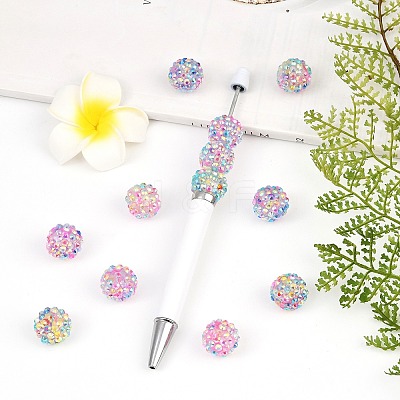 AB-Color Resin Rhinestone Beads RESI-S315-14x16-11-1