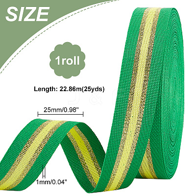 25 Yards Sparkle Polyester Glitter Ribbon OCOR-PH0002-37A-1