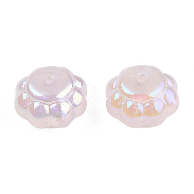 Plating Acrylic Beads OACR-N010-047-1