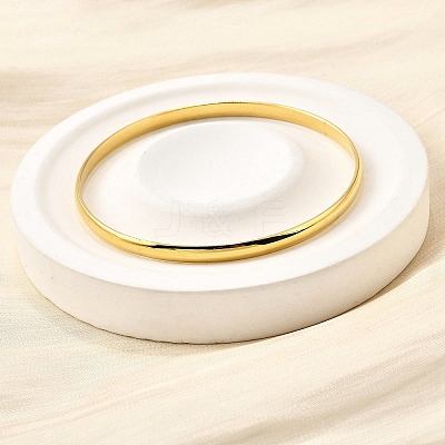 304 Stainless Steel Plain Bangles for Women BJEW-V004-02A-G-1