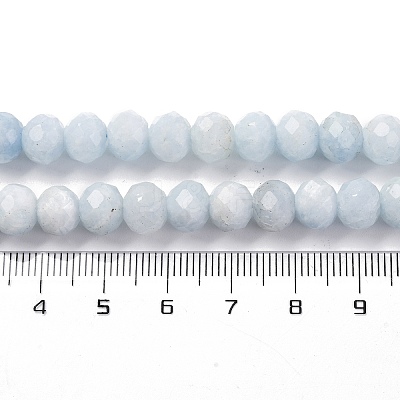 Natural Aquamarine Beads Strands G-K380-A50-01-1