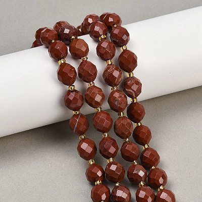 Natural Red Jasper Beads Strands G-N342-149I-17-1