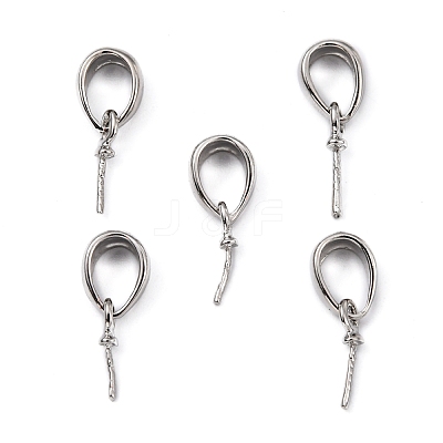 Brass Cup Pearl Peg Bails Pin Pendants X-KK-M156-02P-NR-1