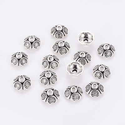 Tibetan Style Alloy Bead Caps LS-LF0652Y-1