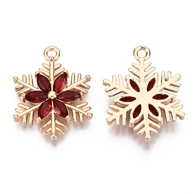 Christmas Brass Glass Pendants X-KK-R111-009-A02-1