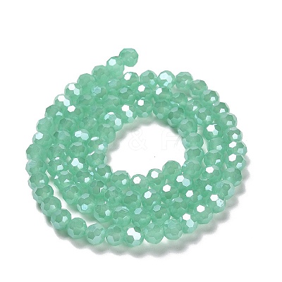 Electroplate Glass Beads Strands EGLA-A035-J6mm-A10-1