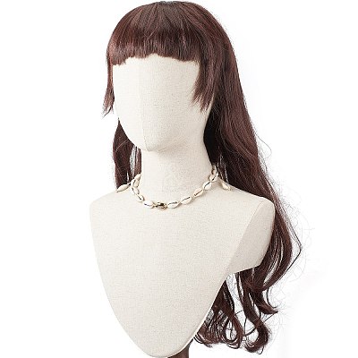 Natural Cowrie Shell Beads Beaded Necklaces X-NJEW-JN03744-02-1