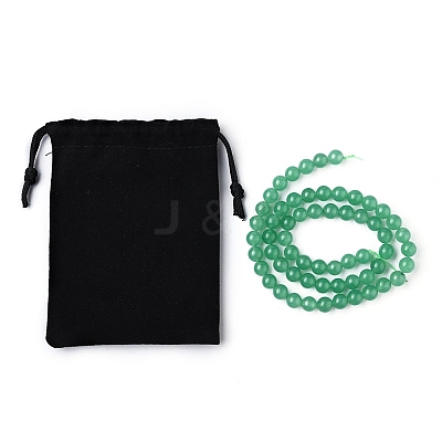 1 Strand Natural Green Aventurine Beads Strands G-YW0001-35A-1