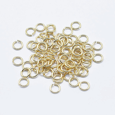 Brass Open Jump Rings LS-X-KK-G331-08-3x0.5-NF-1