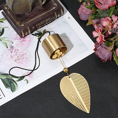 Brass Bell Pendants HJEW-WH20816-010G-D-1