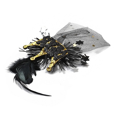 New Year's party Iron Hair Clip LS-OHAR-R102-01B-1