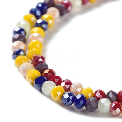 Glass Beads Strands EGLA-A034-M4mm-31-1