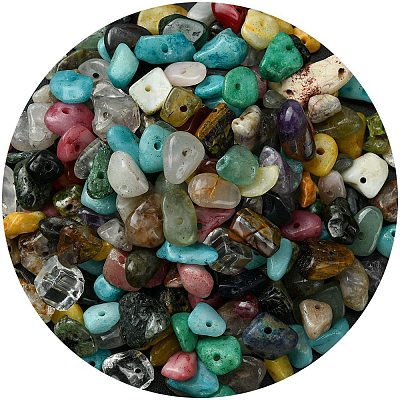 1 Strand Mixed Gemstone Chip Beads Strands G-FS0005-78-1