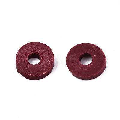 Handmade Polymer Clay Beads CLAY-Q251-4.0mm-103-1