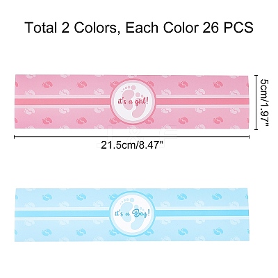 2 Bags 2 Colors Adhesive Sticker with Paper Sticker DIY-PH0002-22-1