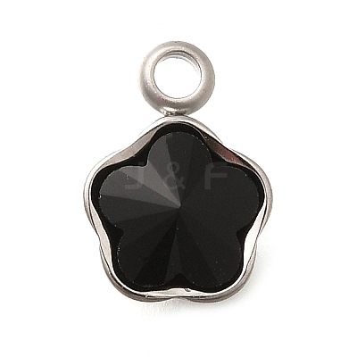 304 Stainless Steel Pendants STAS-Q346-02P-05-1