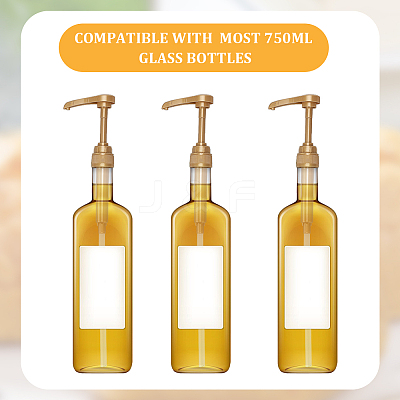 PP Plastic Pump Bottles Head AJEW-WH0326-83-1