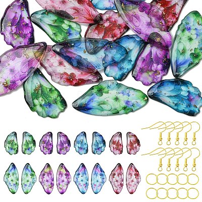 DIY Dangle Earring Making Kits DIY-YW0016-22B-1