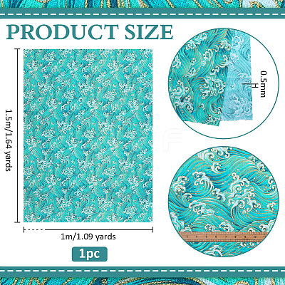 Japanese-style Cotton Fabric DIY-WH0671-277A-1