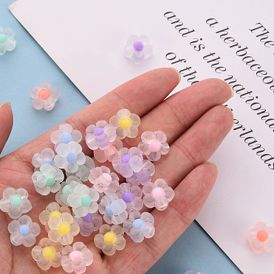 Transparent Acrylic Beads X-TACR-S152-06C-1