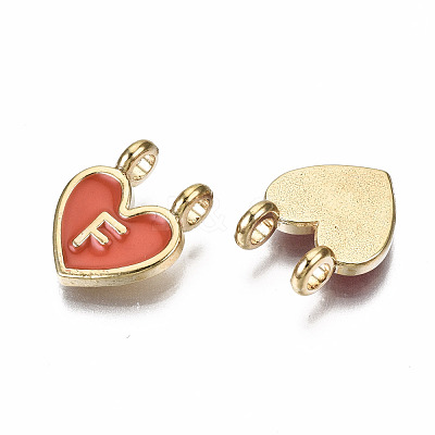 Alloy Enamel Charms X-ENAM-T012-02F-RS-1