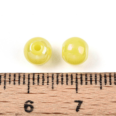 Electroplate Pearlized Glass Pearl Beads EGLA-T021-14A-10-1
