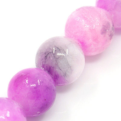 Natural Persian Jade Beads Strands G-D434-8mm-21-1