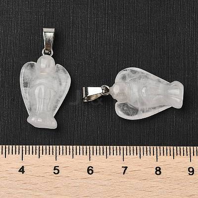 Natural Quartz Crystal Pendants G-B127-10P-17-1