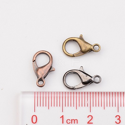 1 Box 120PCS 6 Colors Zinc Alloy Lobster Claw Clasps PALLOY-JP0003-NF-1