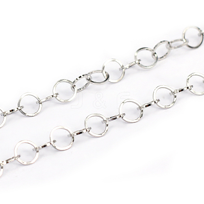 Tarnish Resistant 304 Stainless Steel Cable Chains CHS-L001-95-5mm-1